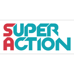The logo of Super Action Sports and Toys